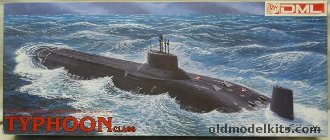 DML 1/350 Typhoon Class Nuclear Powered Ballistic Missile Submarine, SA-01 plastic model kit